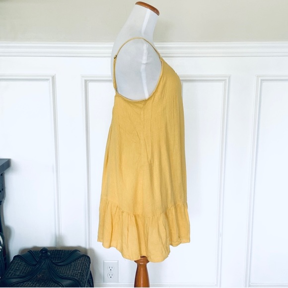 Billabong Babydoll Dress Cover-Up Yellow Size Medium NWT - Picture 9 of 15